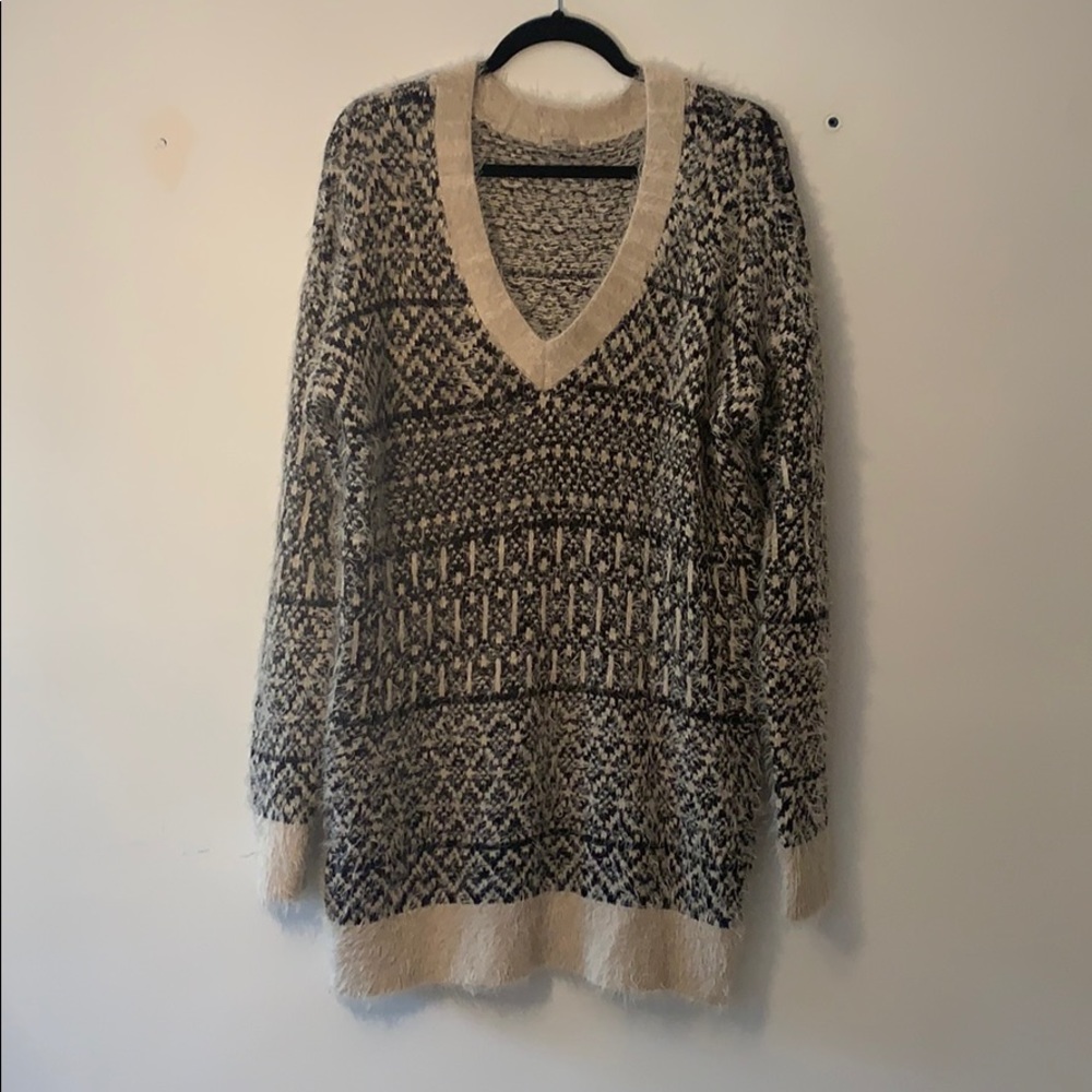 Fuzzy Sweater Dress